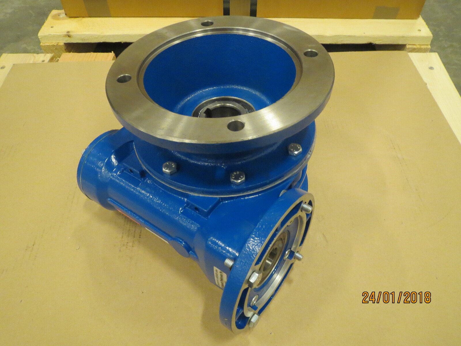 Worm gear f/Motor f/Drive w/gear box 1.5 KW/ Ap